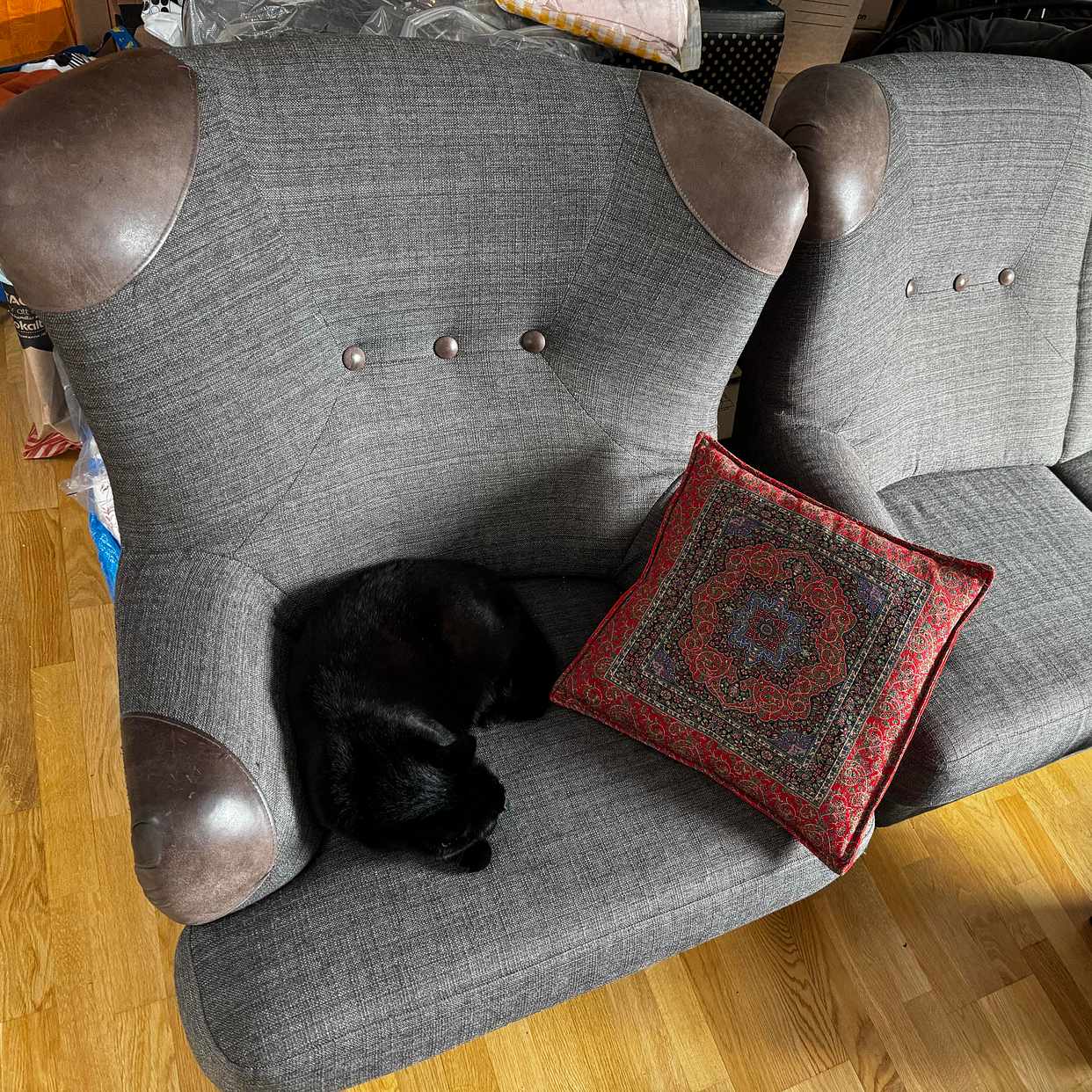 image of 2-seat Sofa and armchair - Stockholm