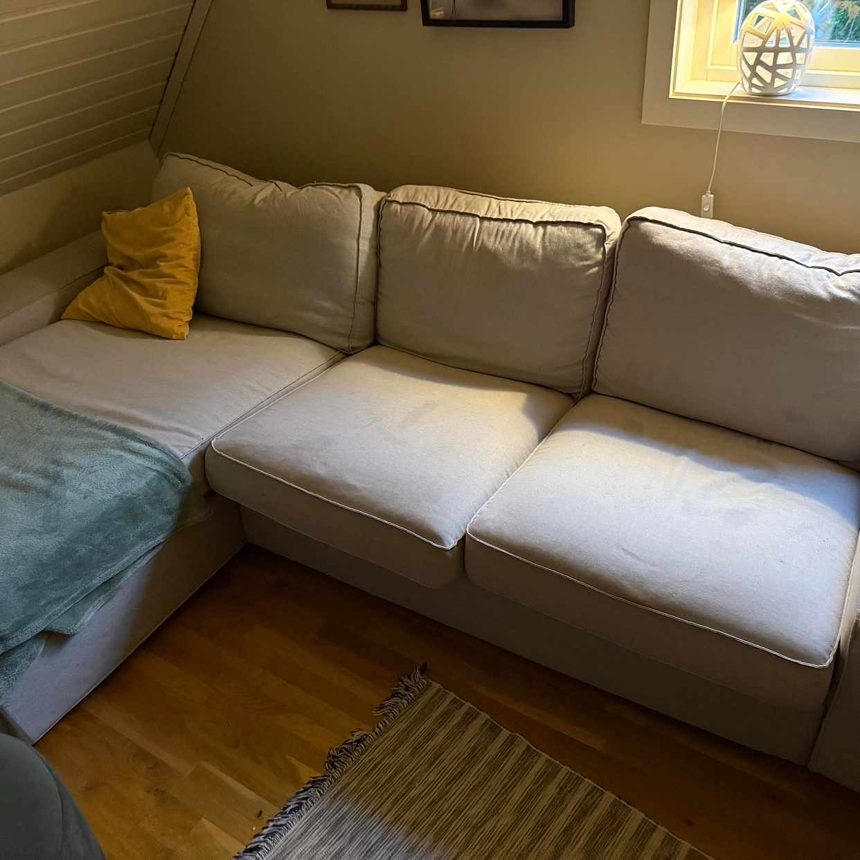 image of Ikea Kivik soffa grå - Spånga