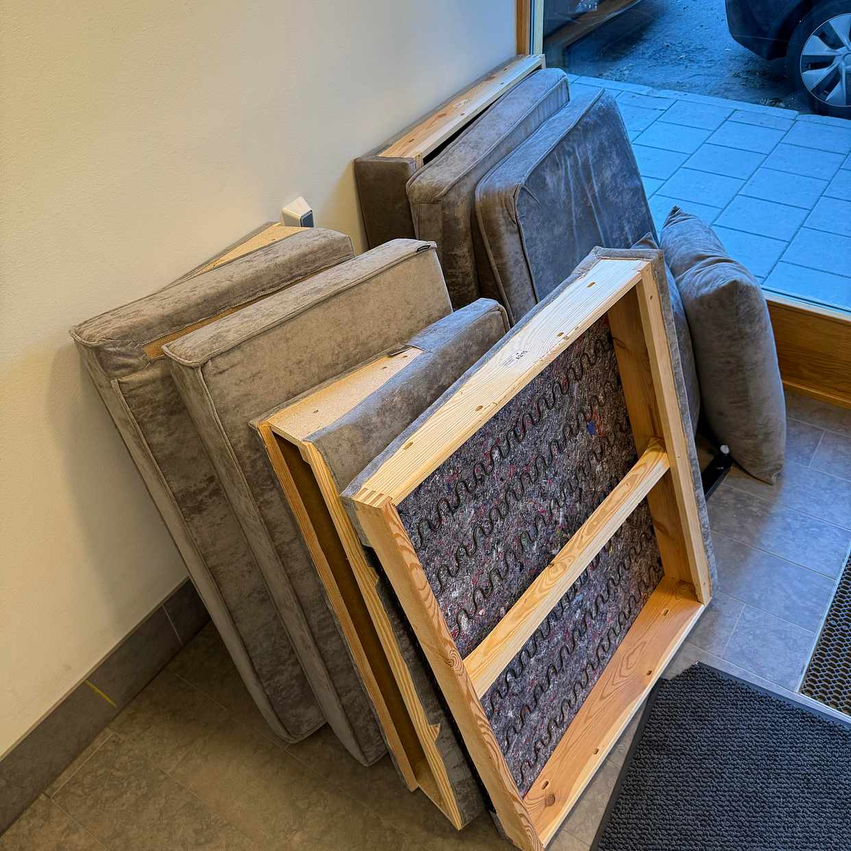 image of Disassembled sofa - Stockholm