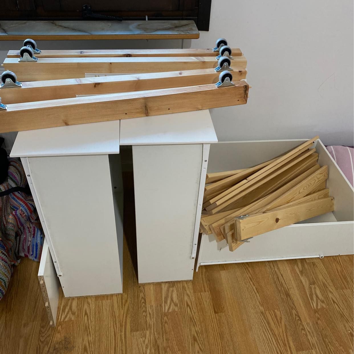 image of Dis assembled bed - 