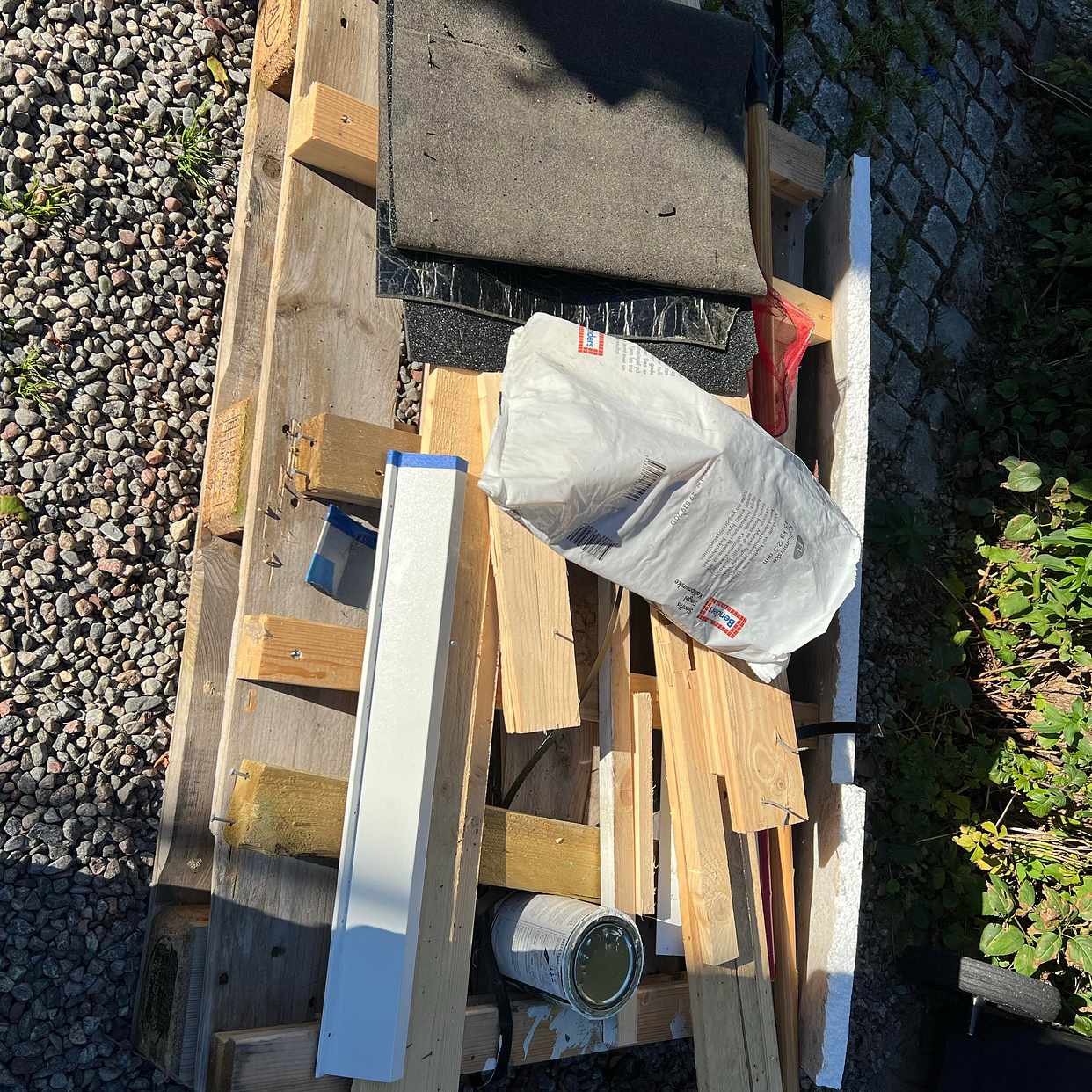 image of Återvinn av byggmaterial. - Enskede-Årsta-Vantörs