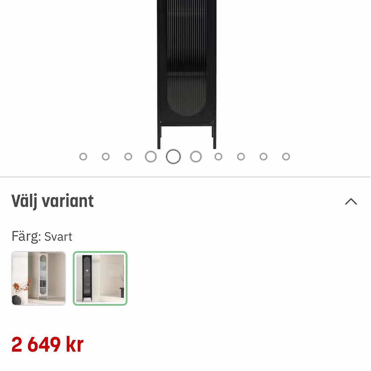image of 2 nya vitrinskåp bortskän - Sköndal