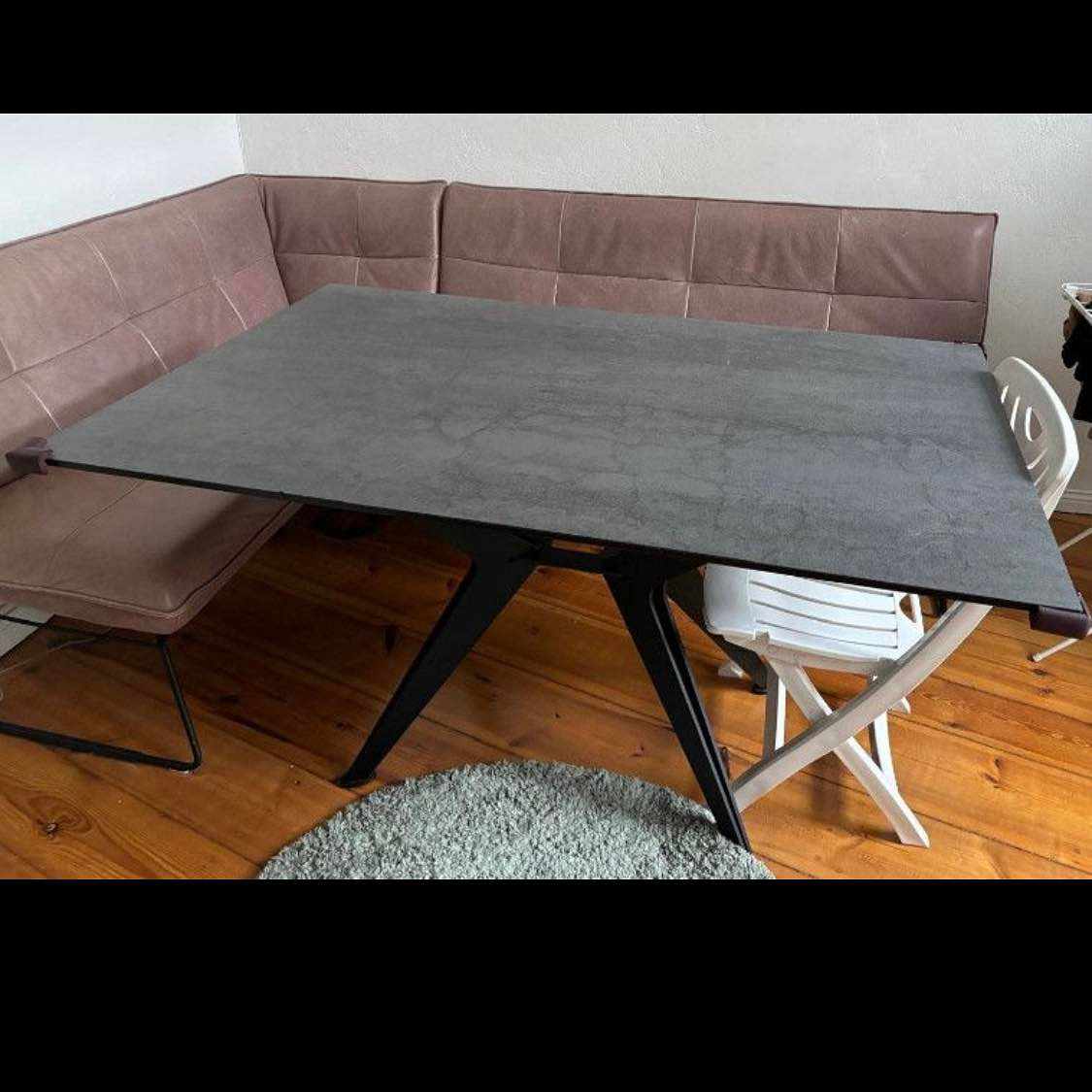 image of Echtlederbank & tisch etc - 