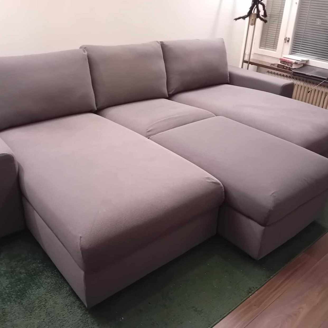 image of Ikea Vimle soffa &fotpall - Huddinge