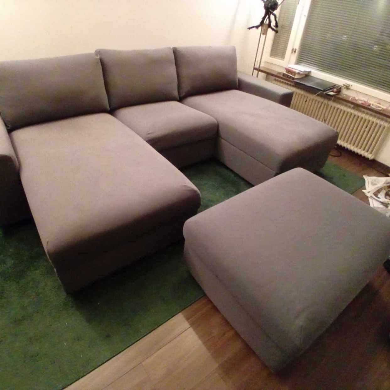 image of Ikea Vimle soffa &fotpall - Huddinge