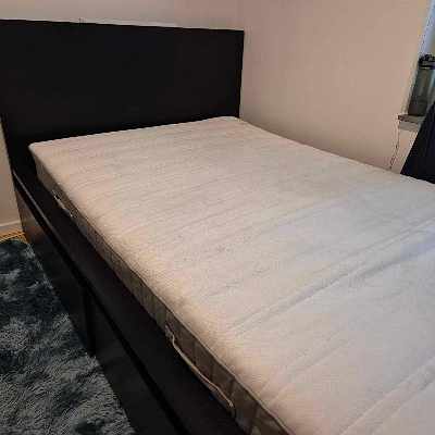 image of Bed frame+mattres 120x200 - 