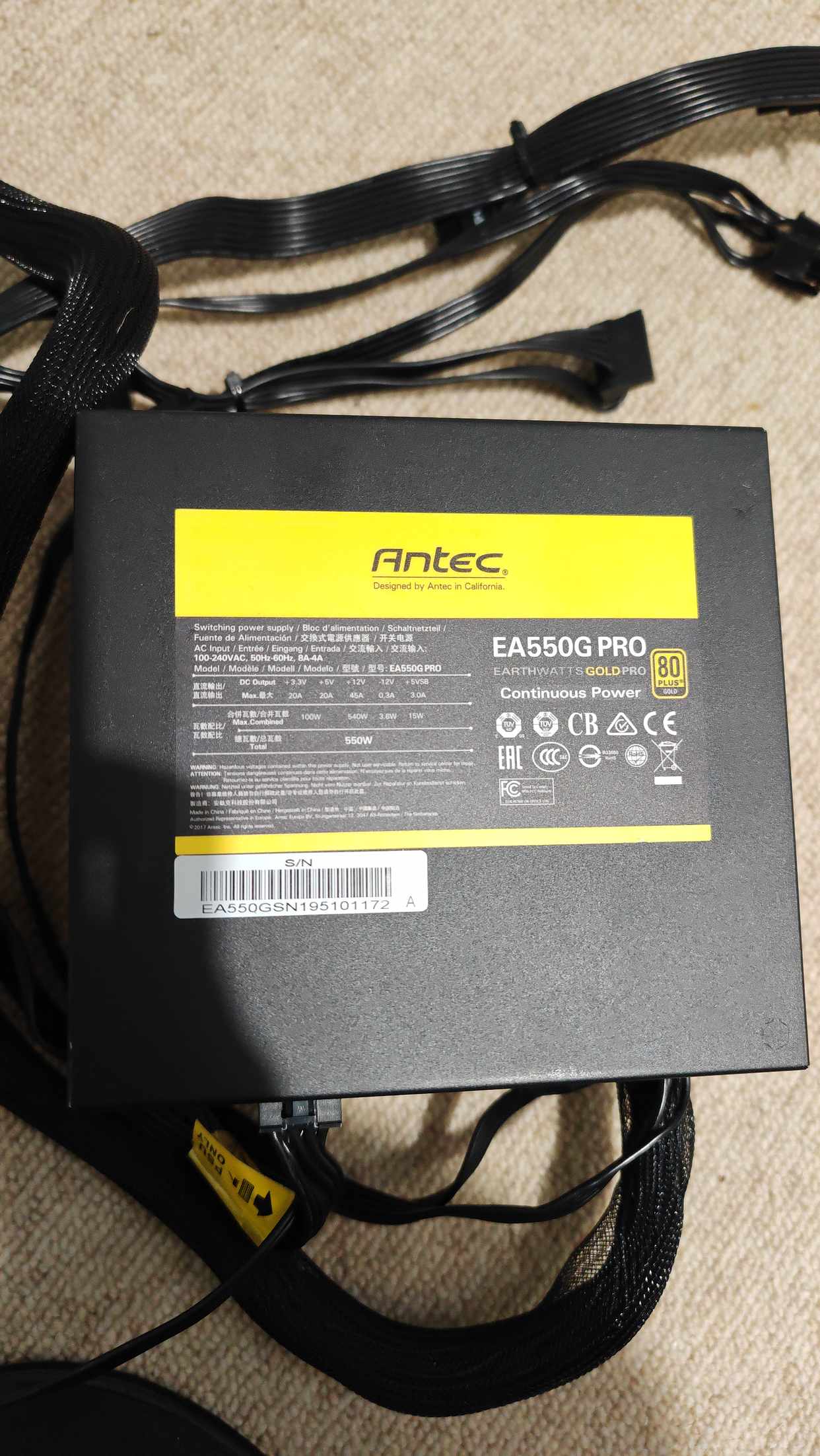image of PSU ea550g pro - London