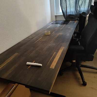 image of Chair and table, bag - 