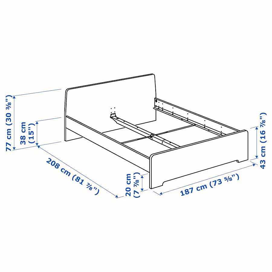 image of Bed + mattress - Berlin