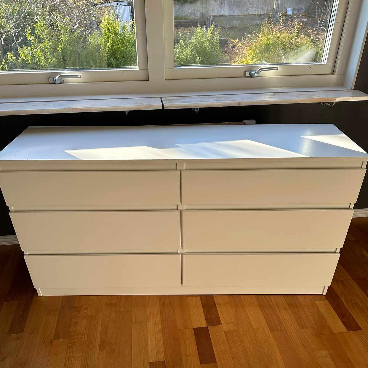 image of Ikea byrå vit - Hässelby