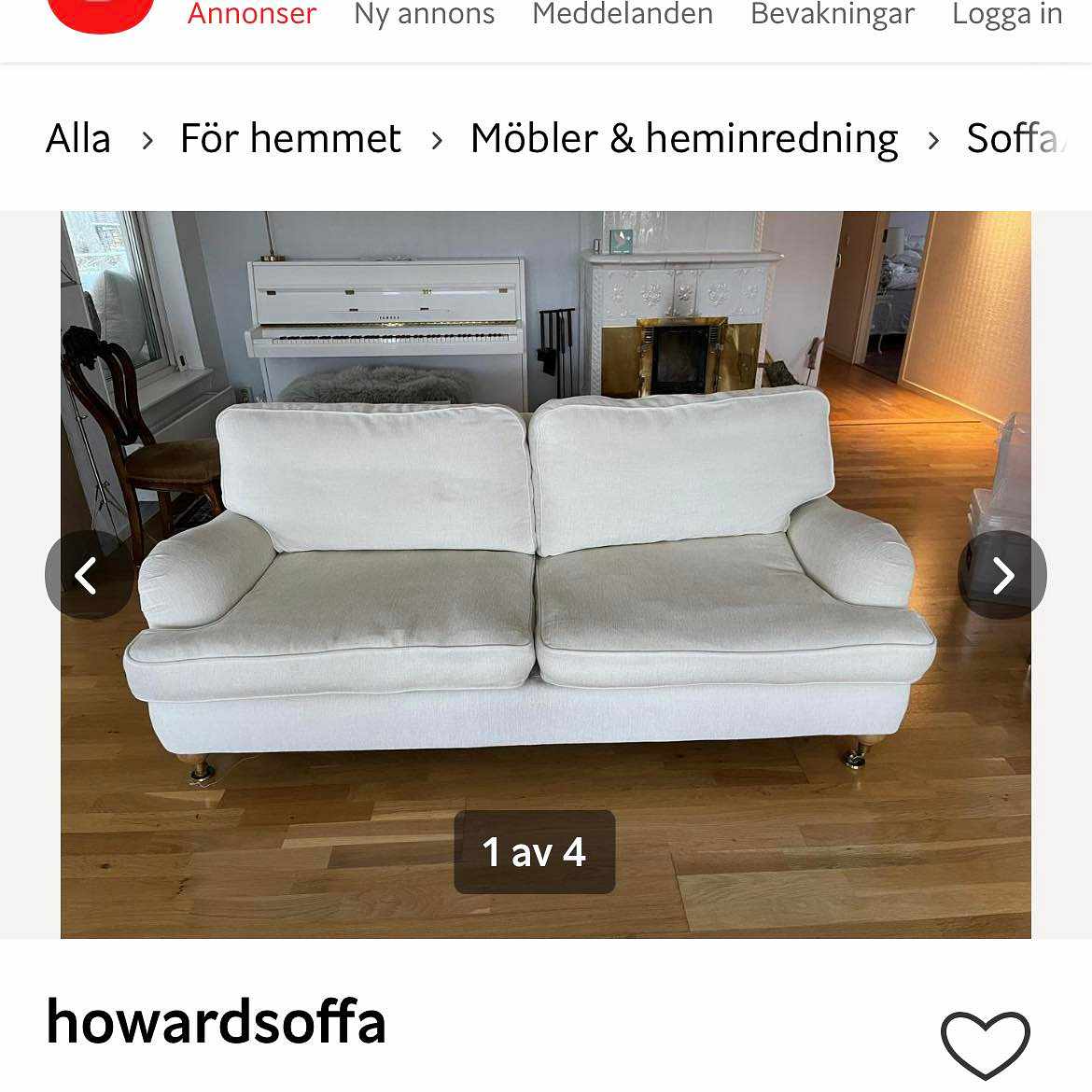 image of Hömta soffa och leverera - 