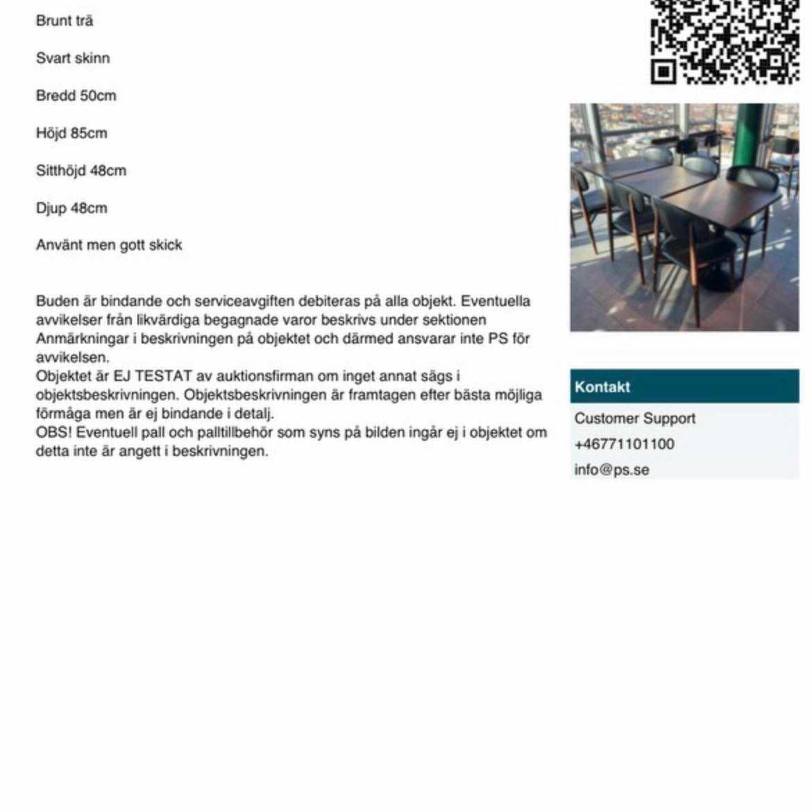 image of Hämtar 30st stolar - 