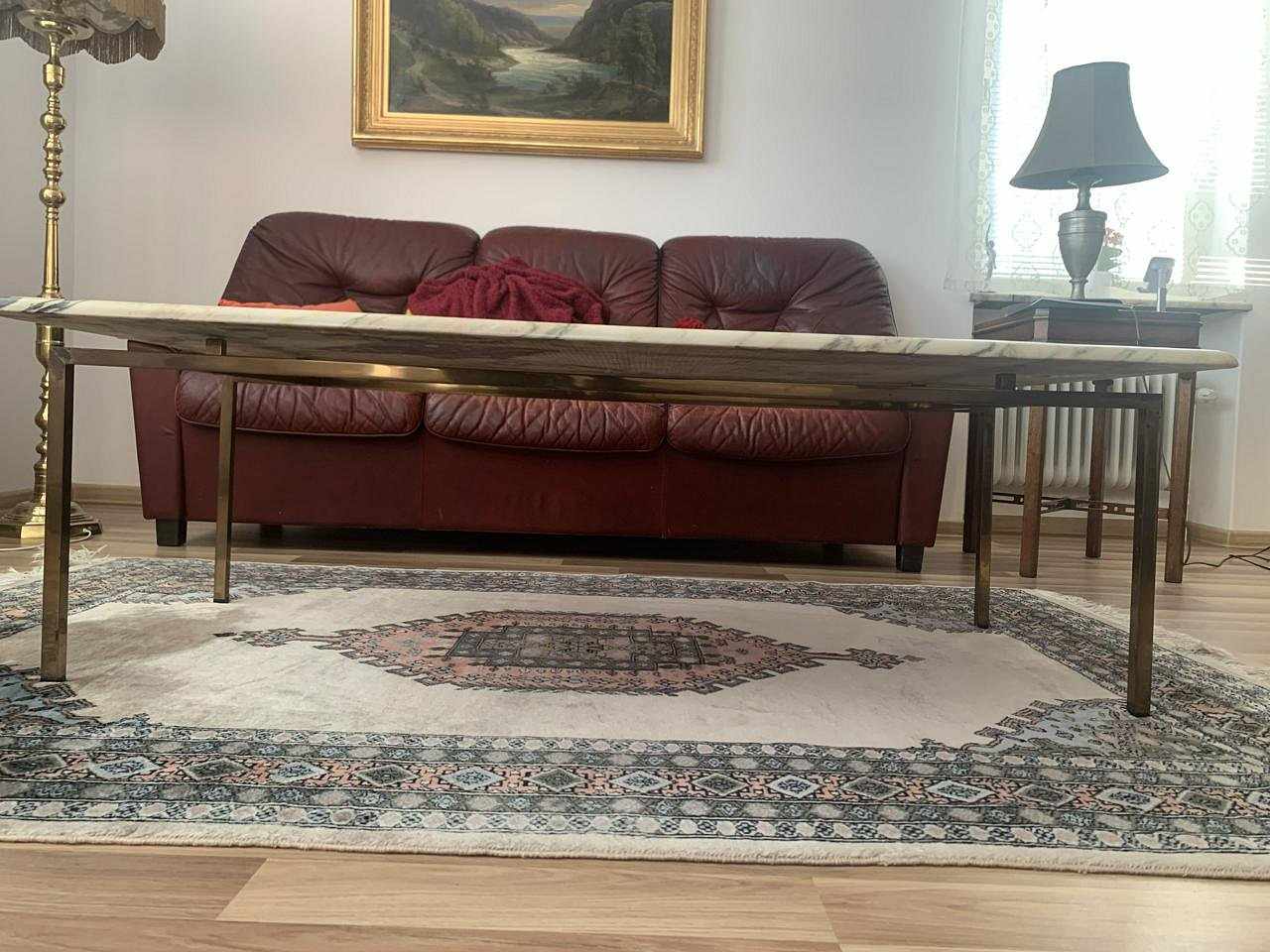 image of Soffbord. Skiva i äkta po - 