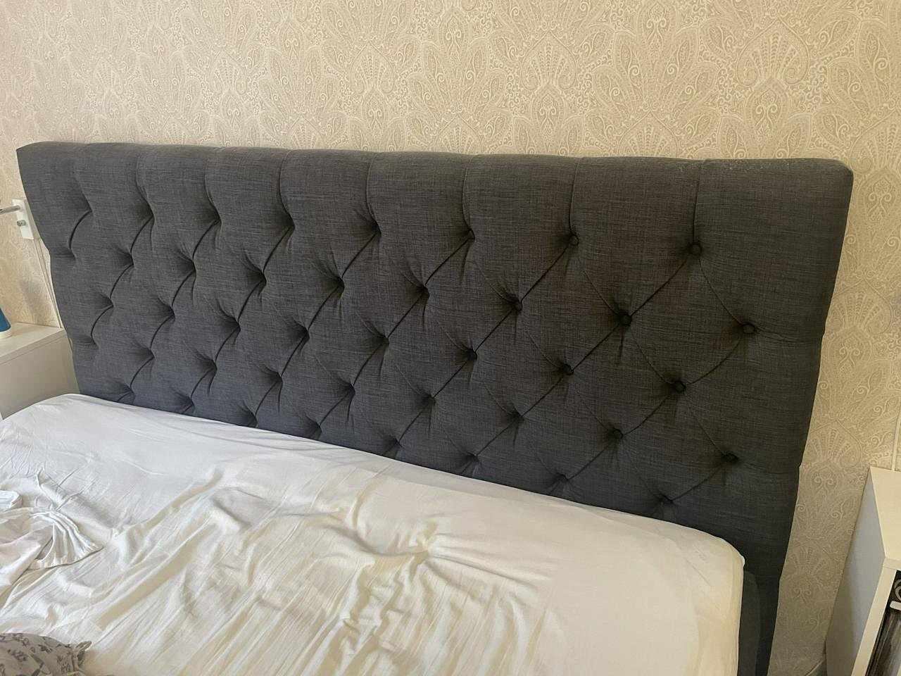 image of Sänggavel MIO 180cm Grå - 