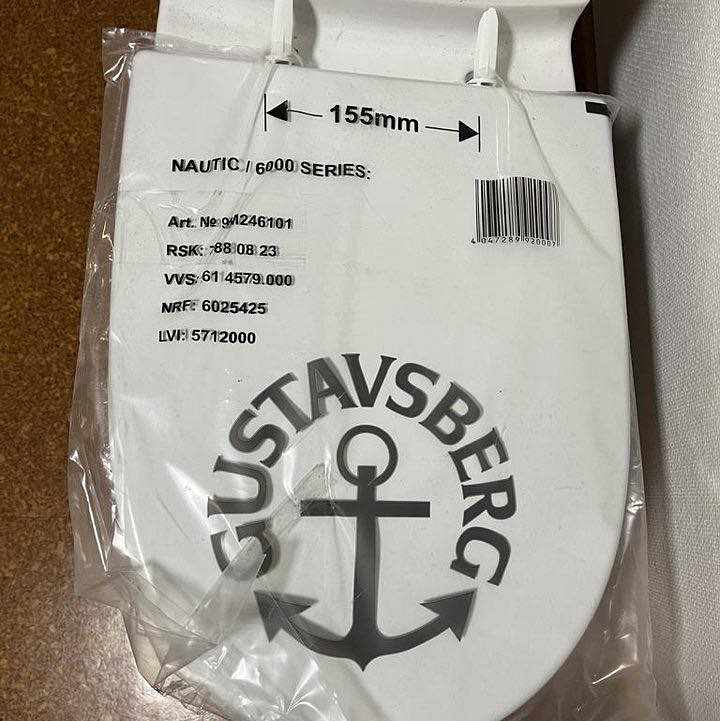 image of Leverans av ny toalett - 