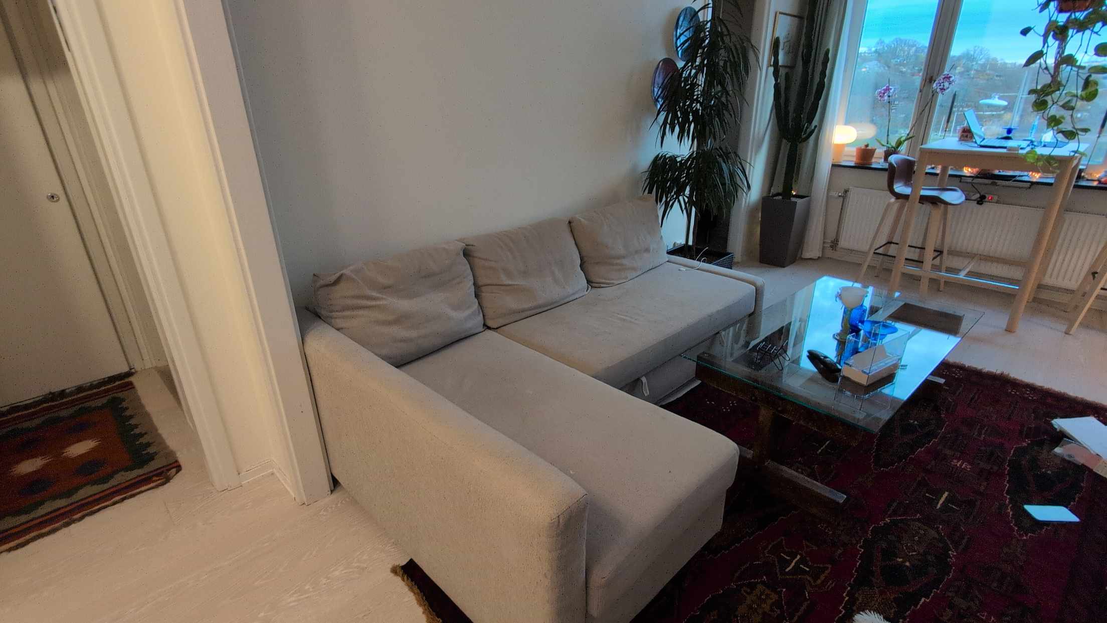 image of Ikea L shaped Sofa - Stockholm