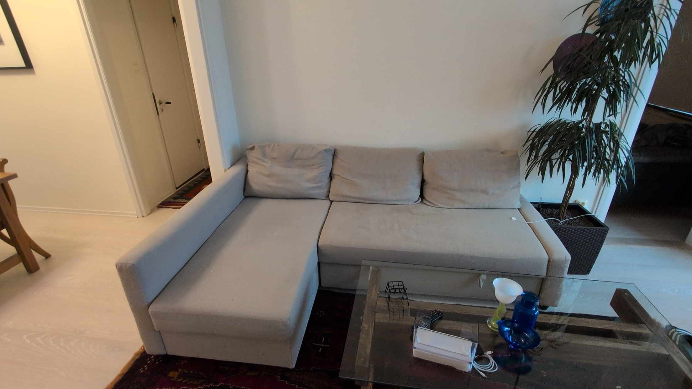 image of Ikea L shaped Sofa - Stockholm