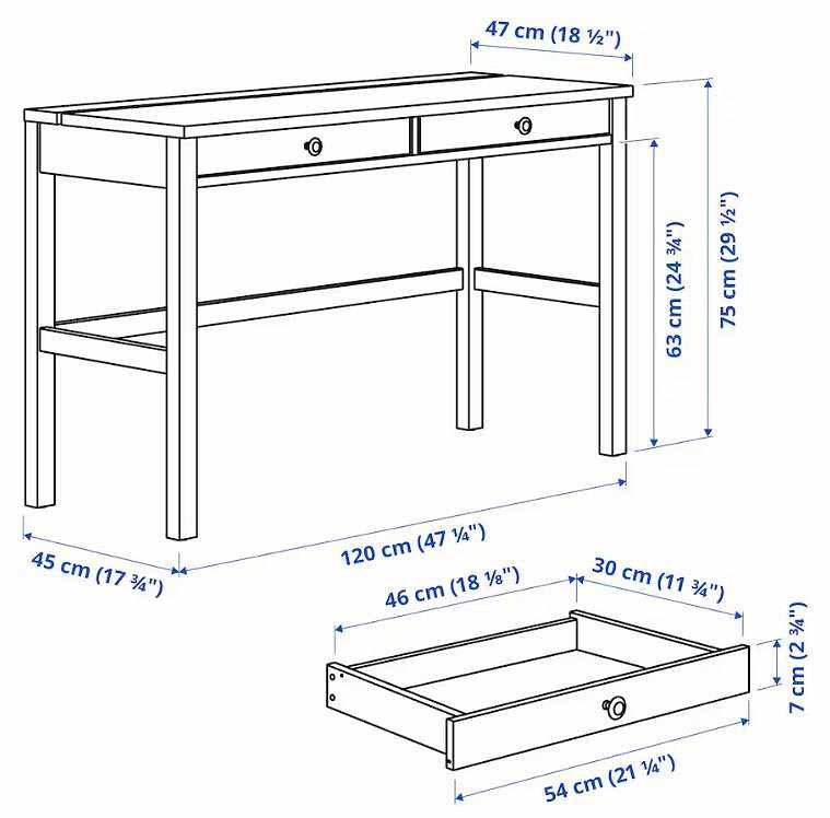 image of Mycket fint Skrivbord med - 