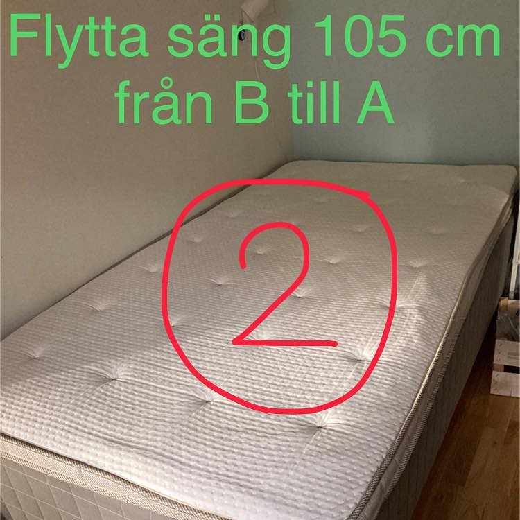 image of Flytta 2 sängar,1 i taget - 