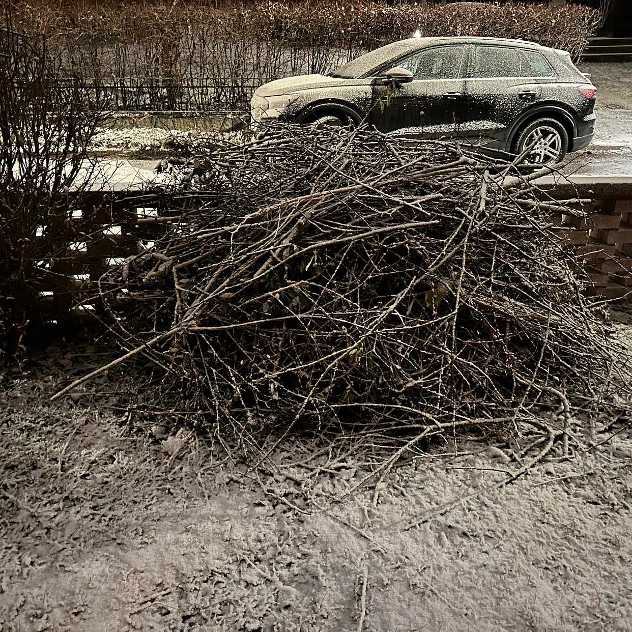 image of Garden waste, branches - Enskede-Årsta-Vantör