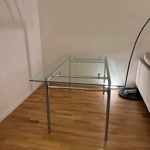 image of Glass dining table - Landskrona