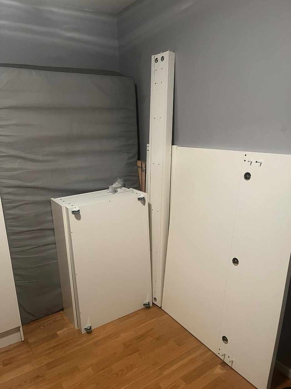 image of Ikea Malm säng 120 vit me - 