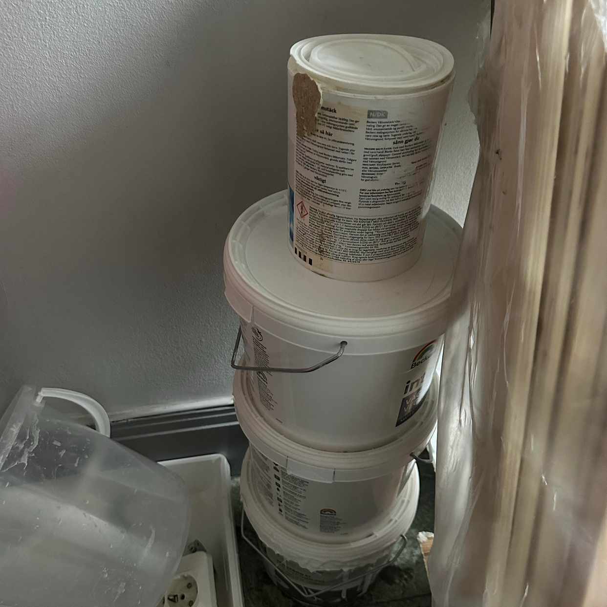 image of Trash from renovation - Östermalm
