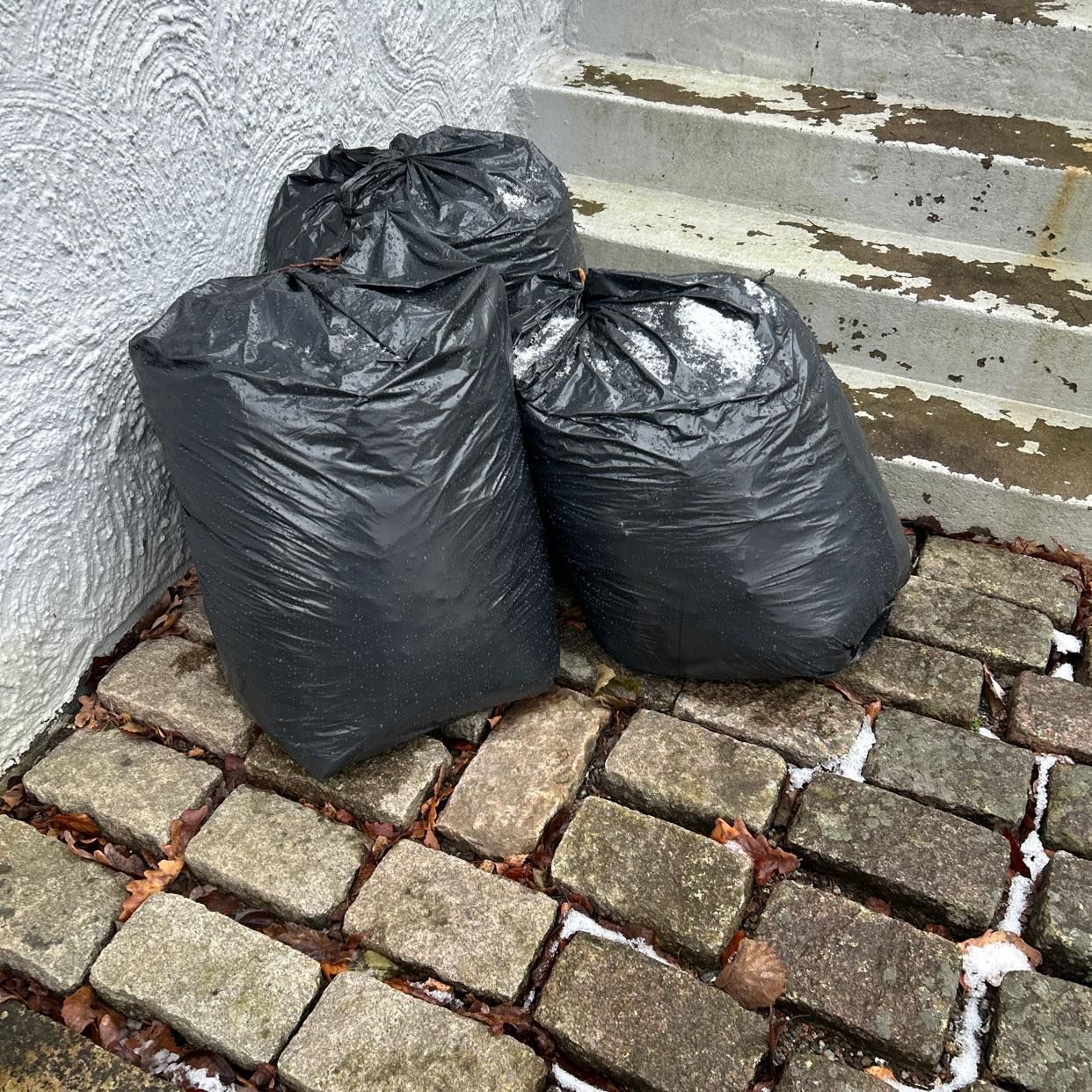 image of Grenar och löv till tippe - Lidingö