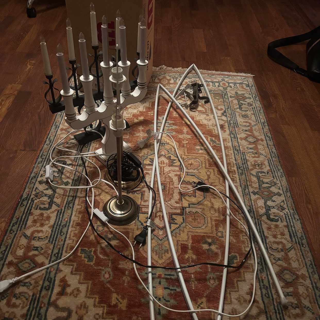 image of 4m gardinstång, ljusstake - Kungsholmen