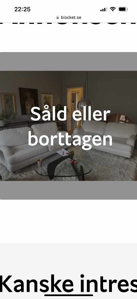 image of Soffa bortskänkes - 