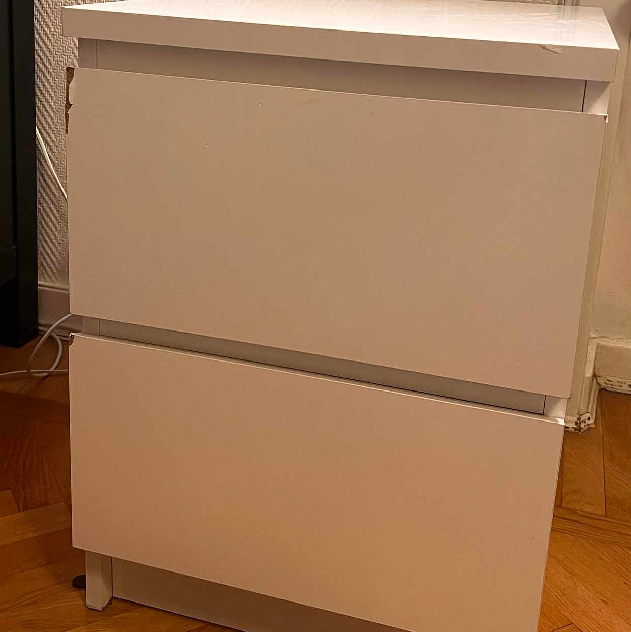 image of Small IKEA white drawers - Södermalm