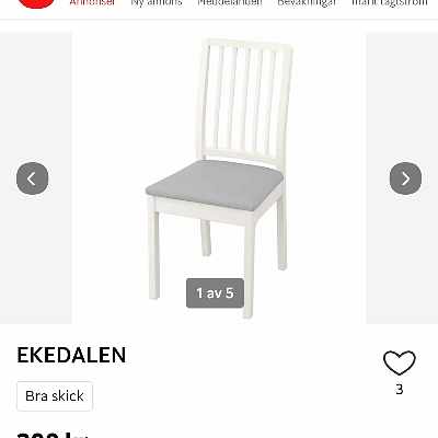 image of Hämta 4 stolar - 