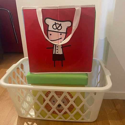 image of Shoe rack and basket - Solna