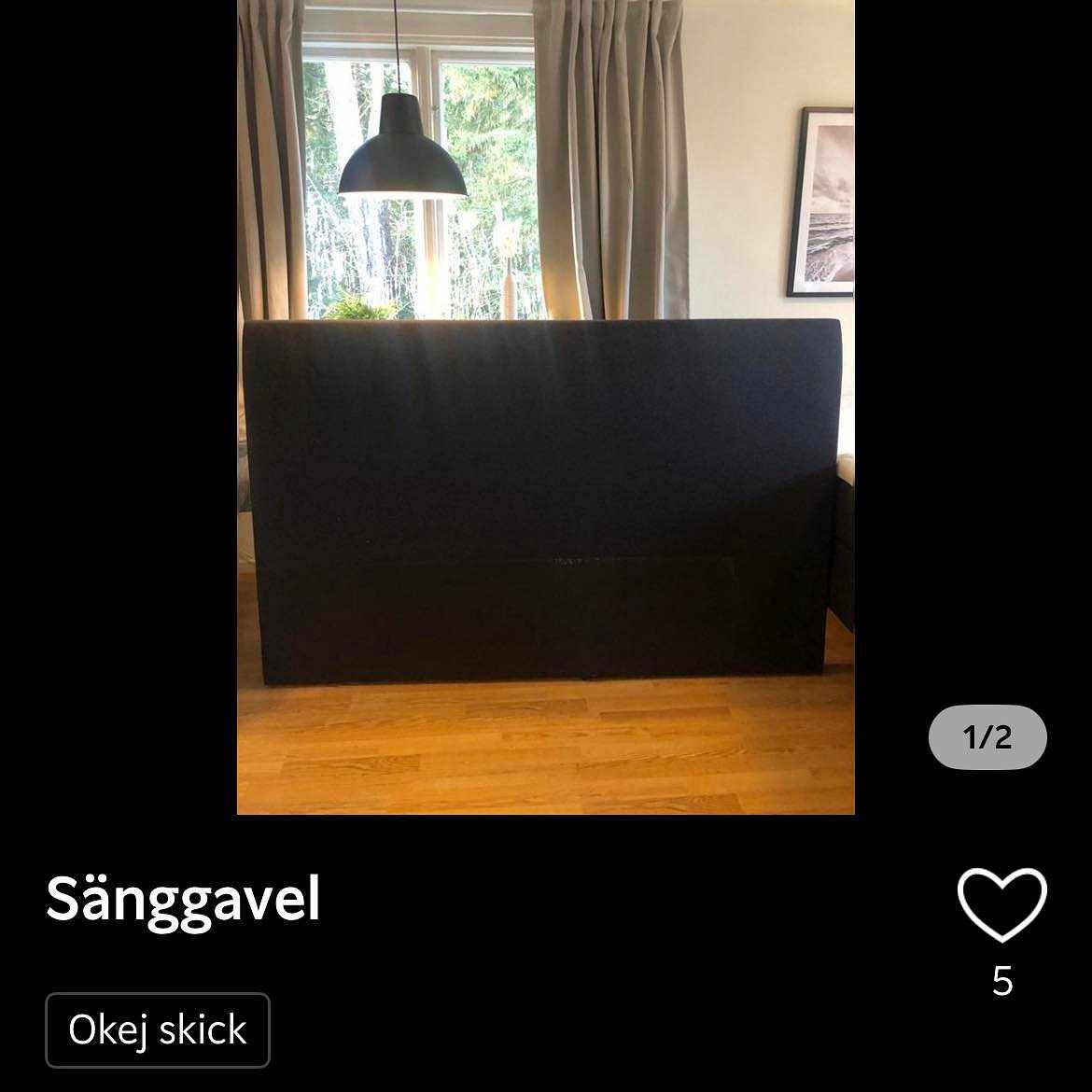 image of Hämta en sänggavel - 