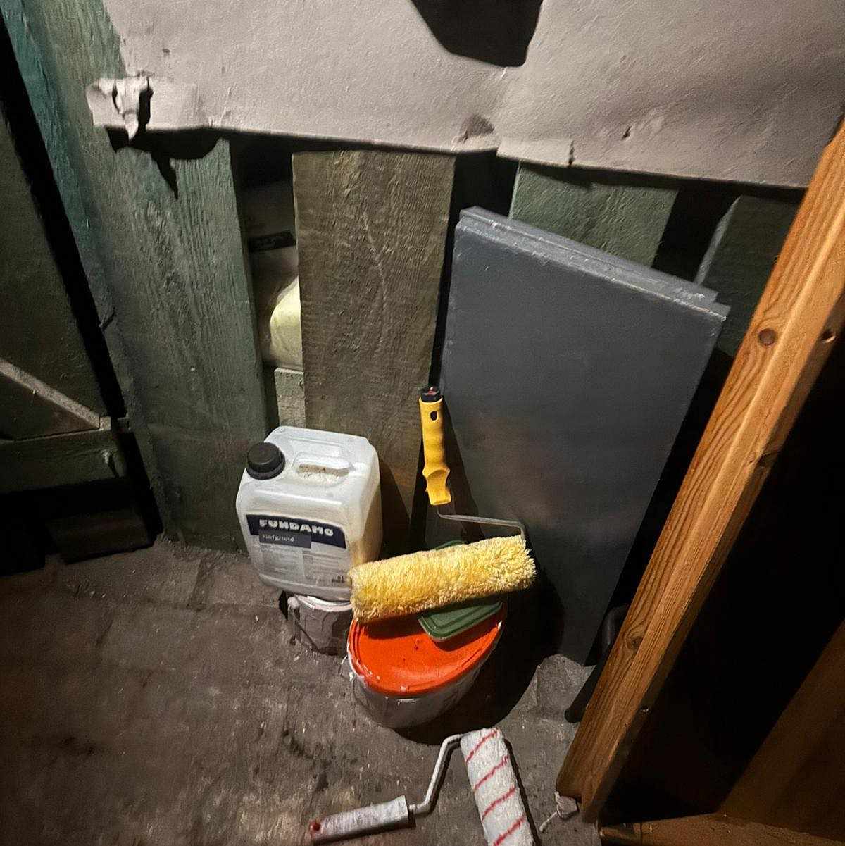 image of table, chair, random bits - Berlin