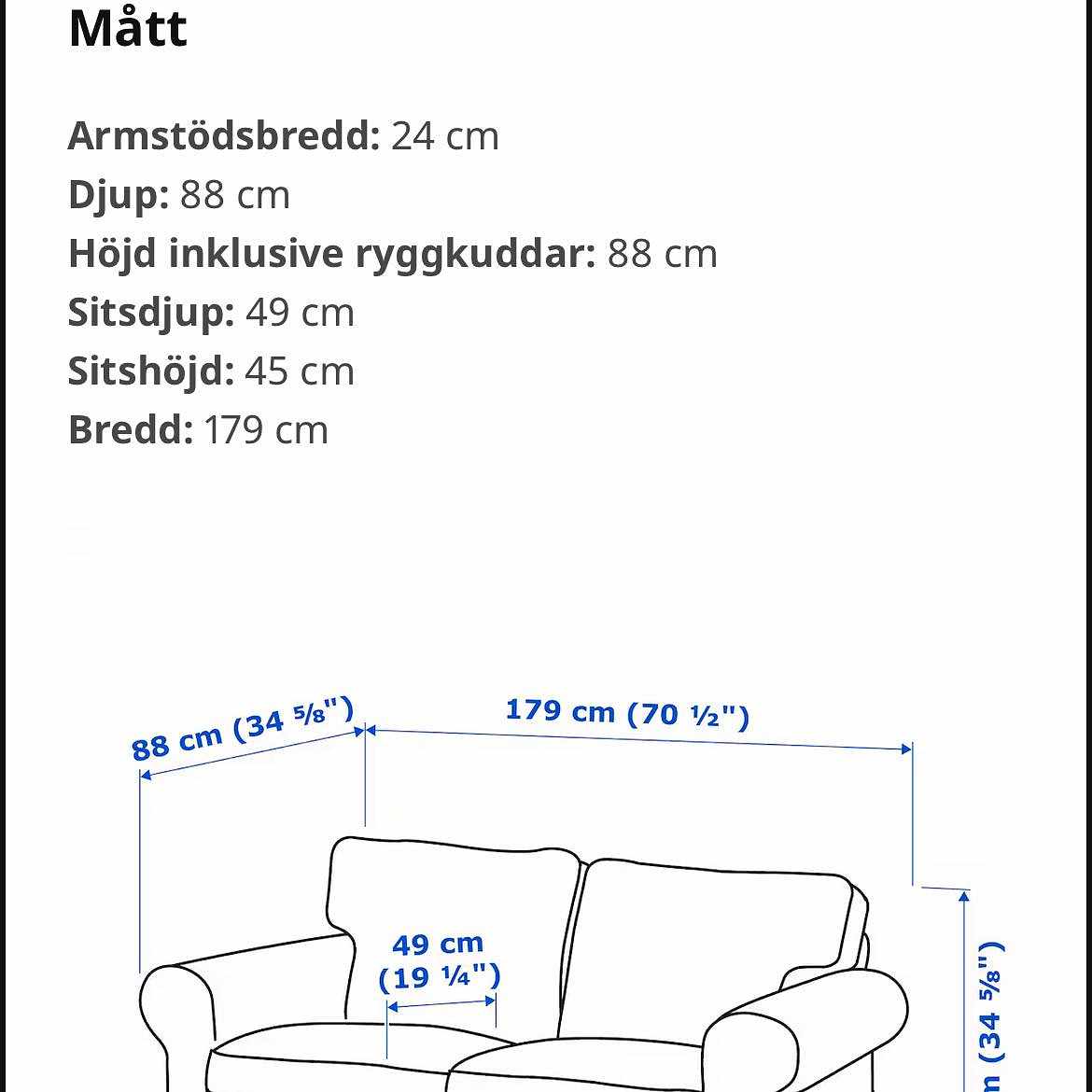 image of 2-sitssoffa Ektorp - Sköndal