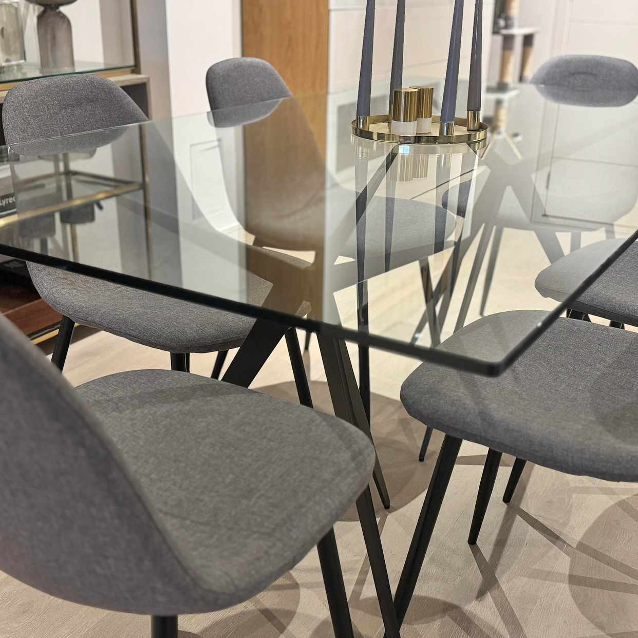 image of Glass table give away - London