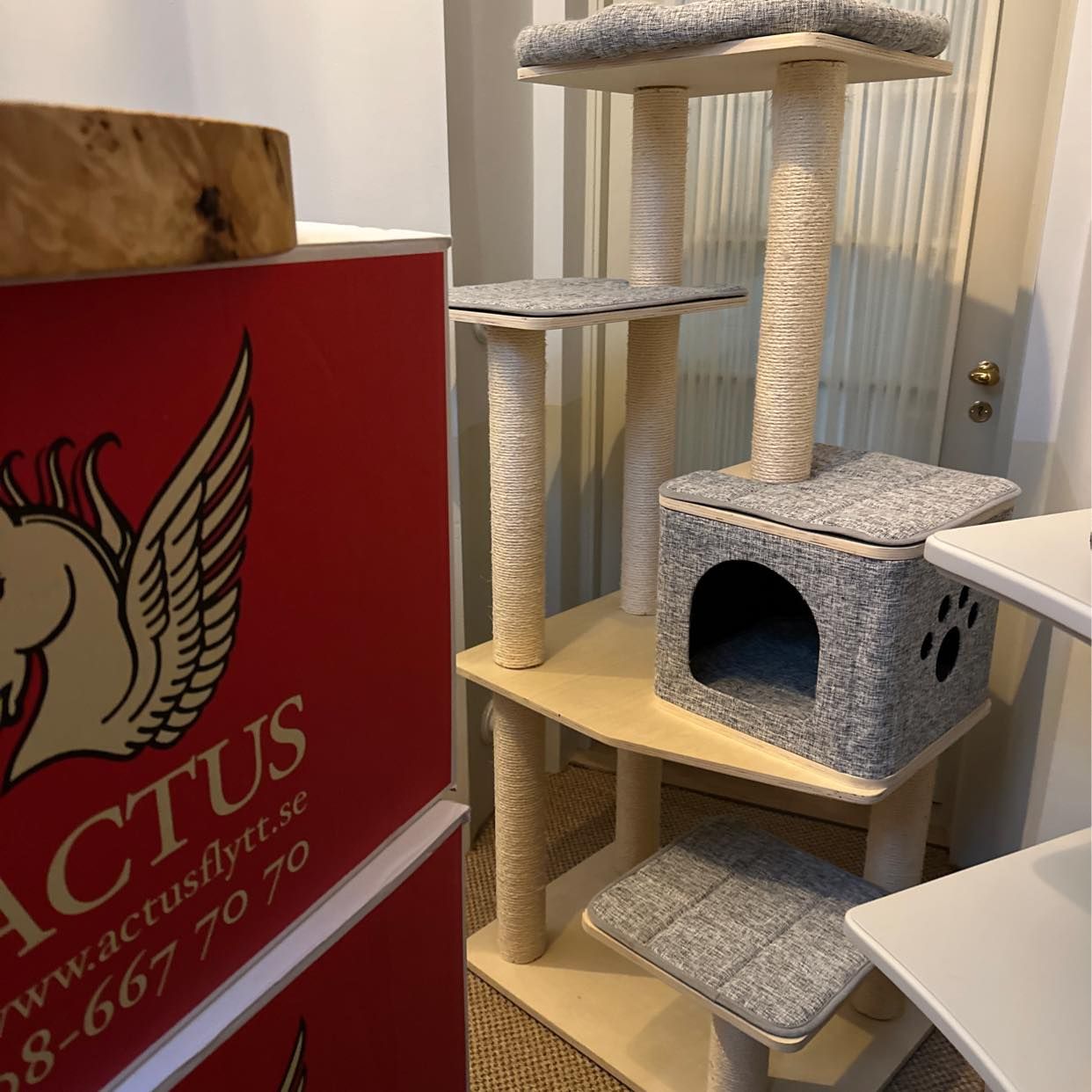 image of Slänga klösträd för katt. - Stockholm