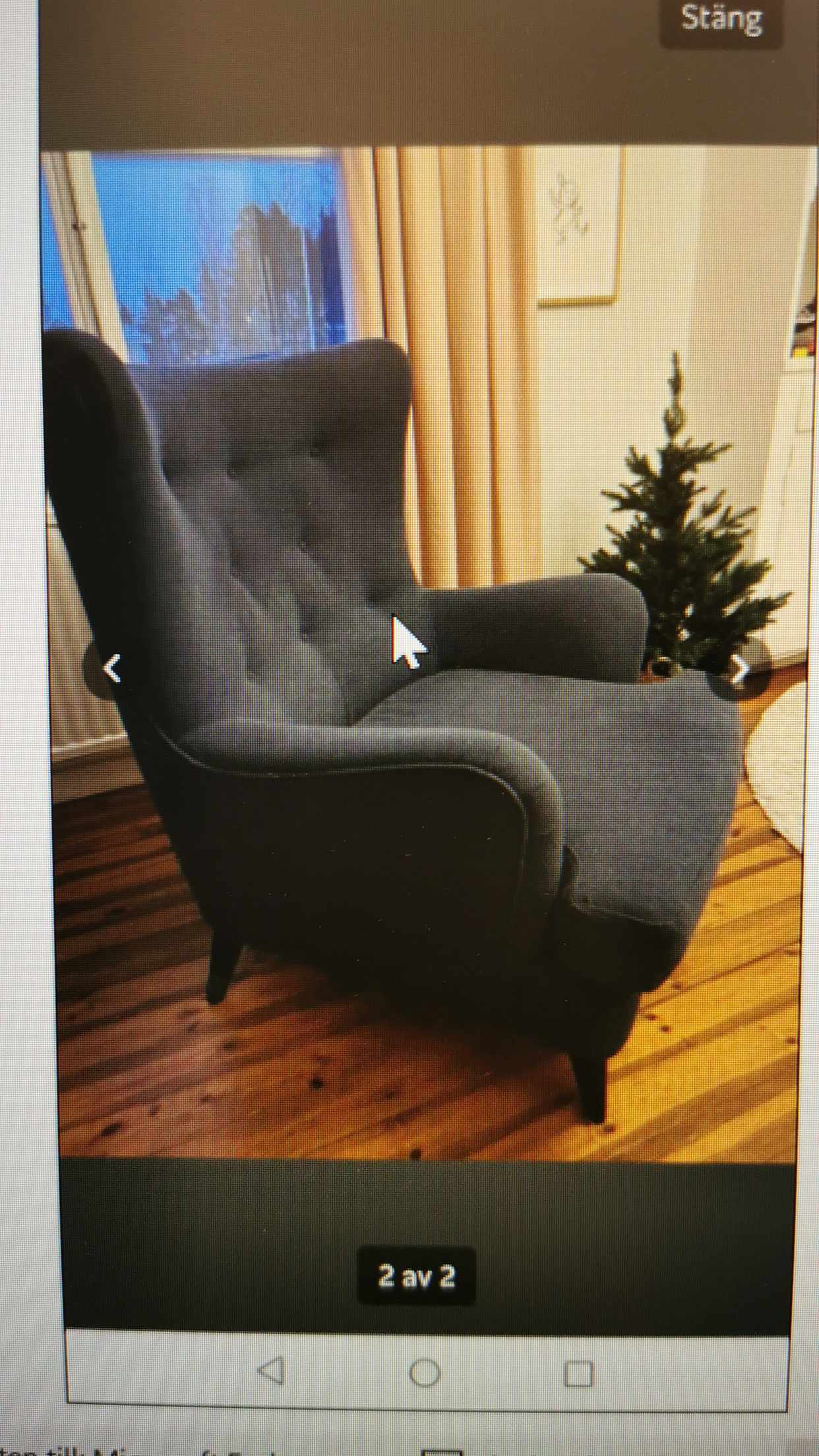 image of 1 fåtölj - tung, ej hiss  - 