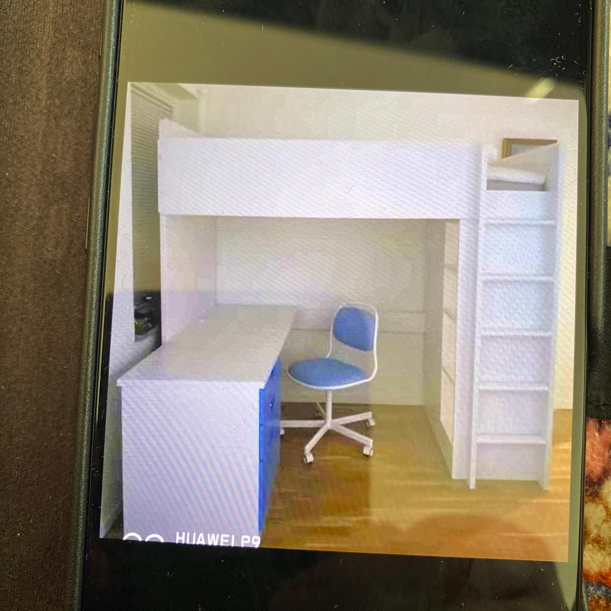 image of Leverans av en loft säng - 
