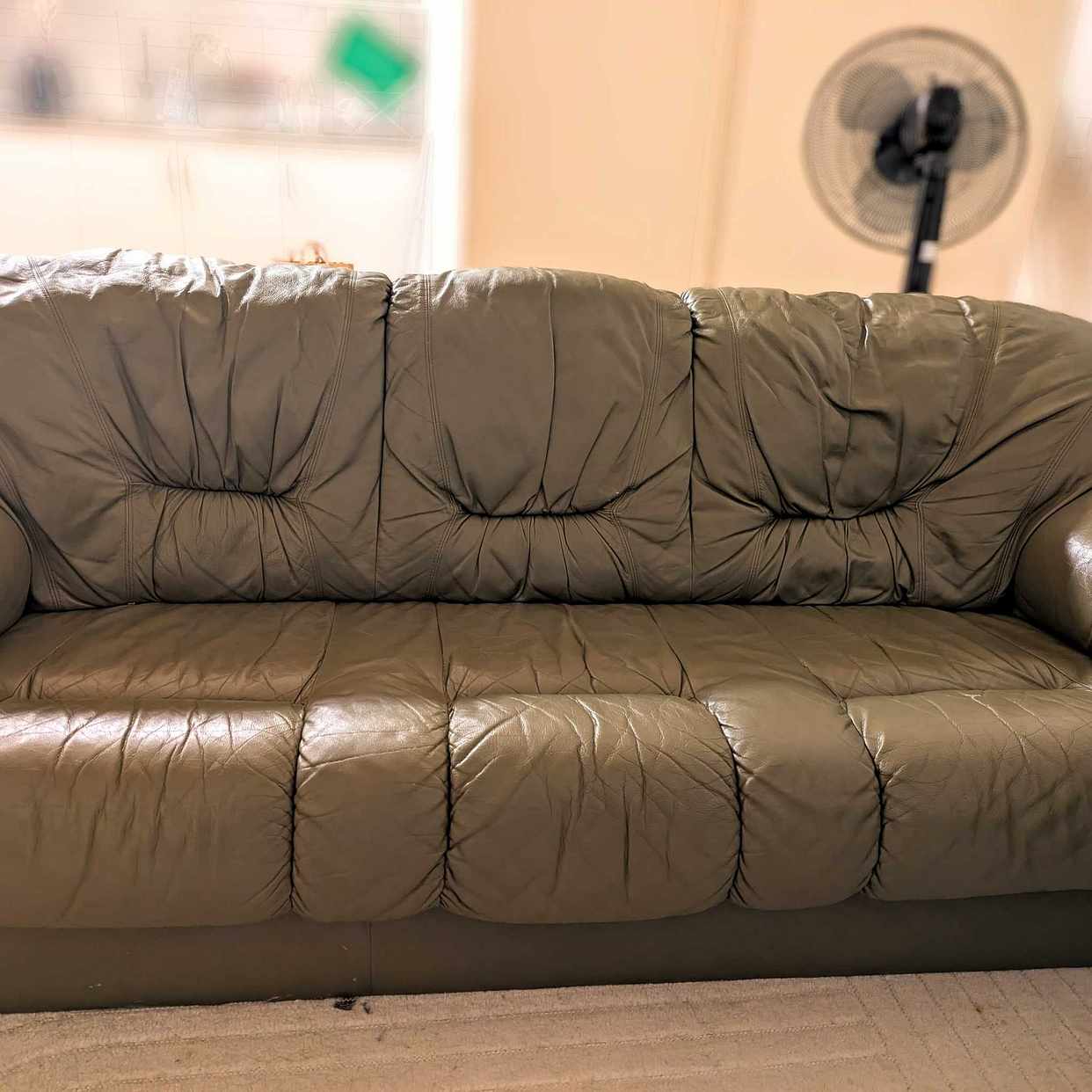 image of Leather sofa - Uppsala
