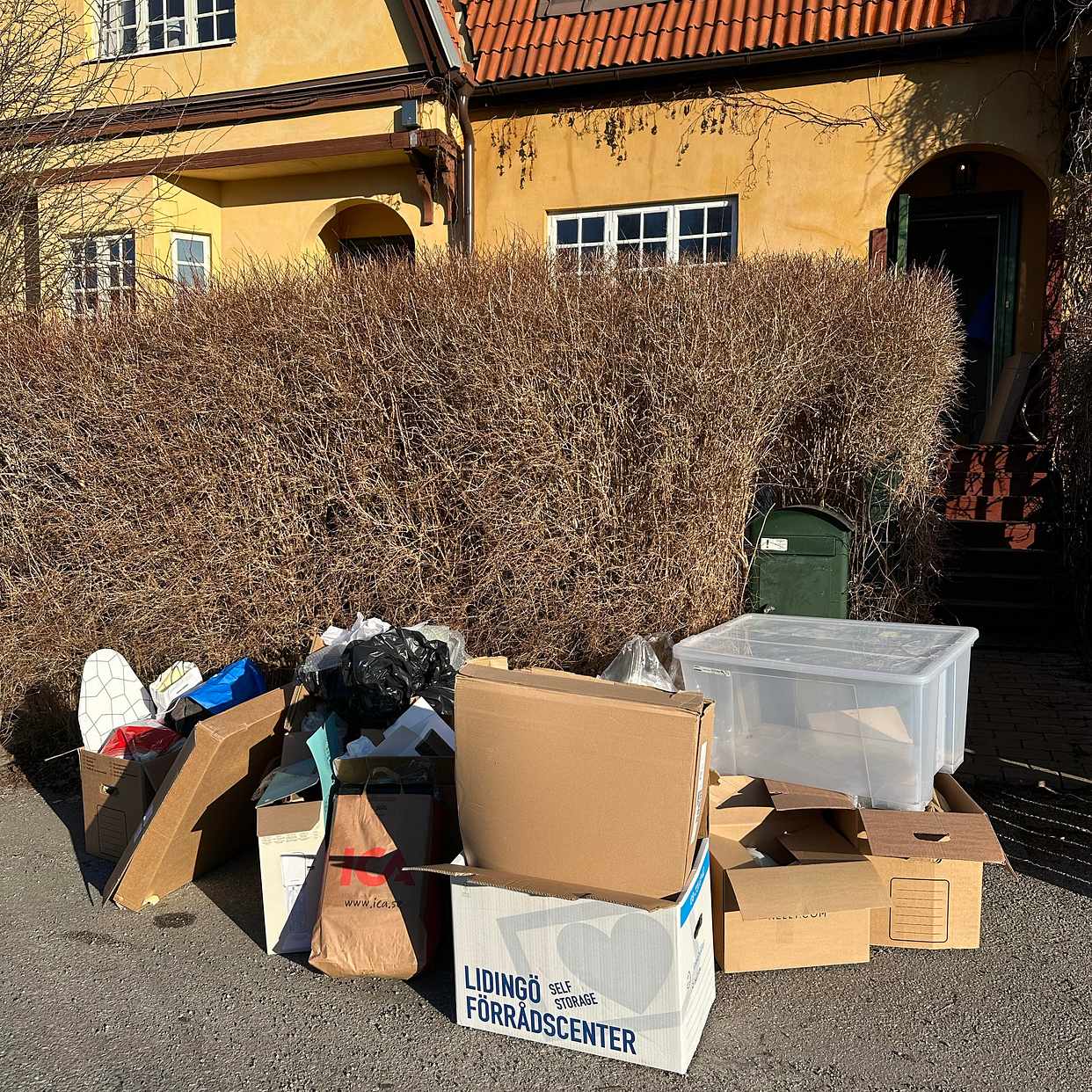 image of Slänga på återvinning - Lidingö