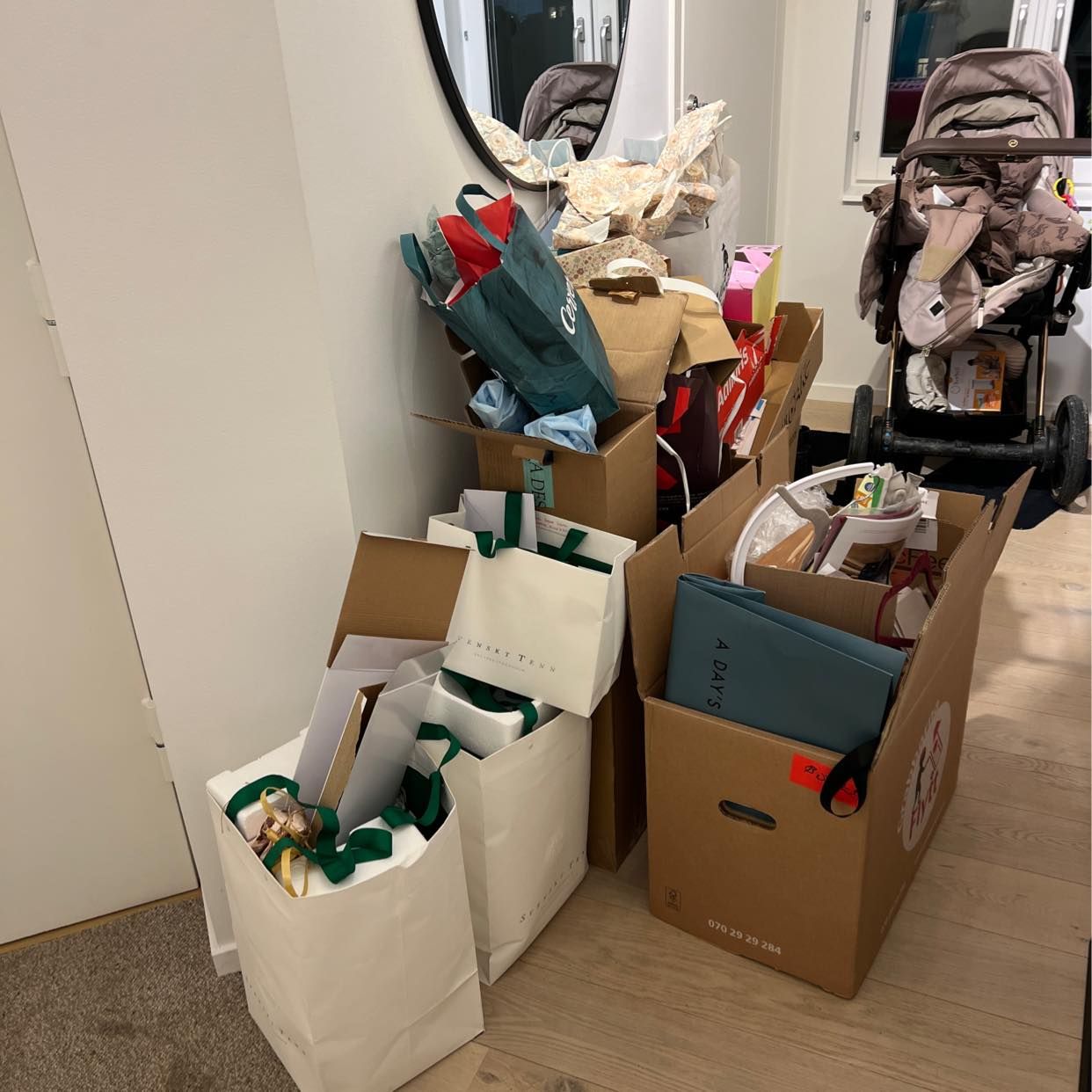 image of Återvinn paket/klädstång - Östermalm