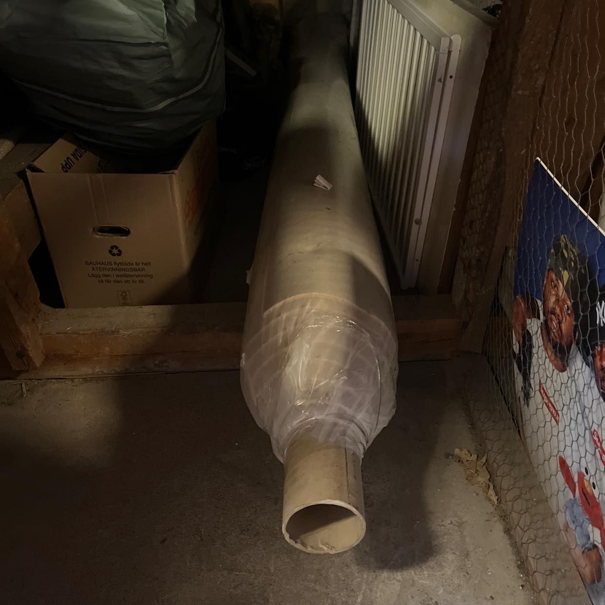 image of Large rolled up carpet - 
