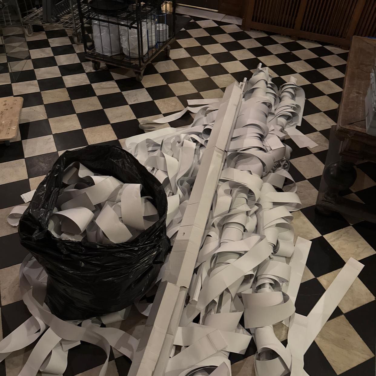 image of Curtains for recycling - Norrmalm