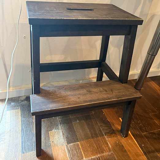 image of Wooden Step Stool - Stockholm