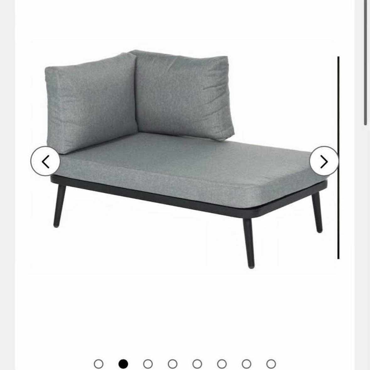 image of Liten lätt balkong soffa - 
