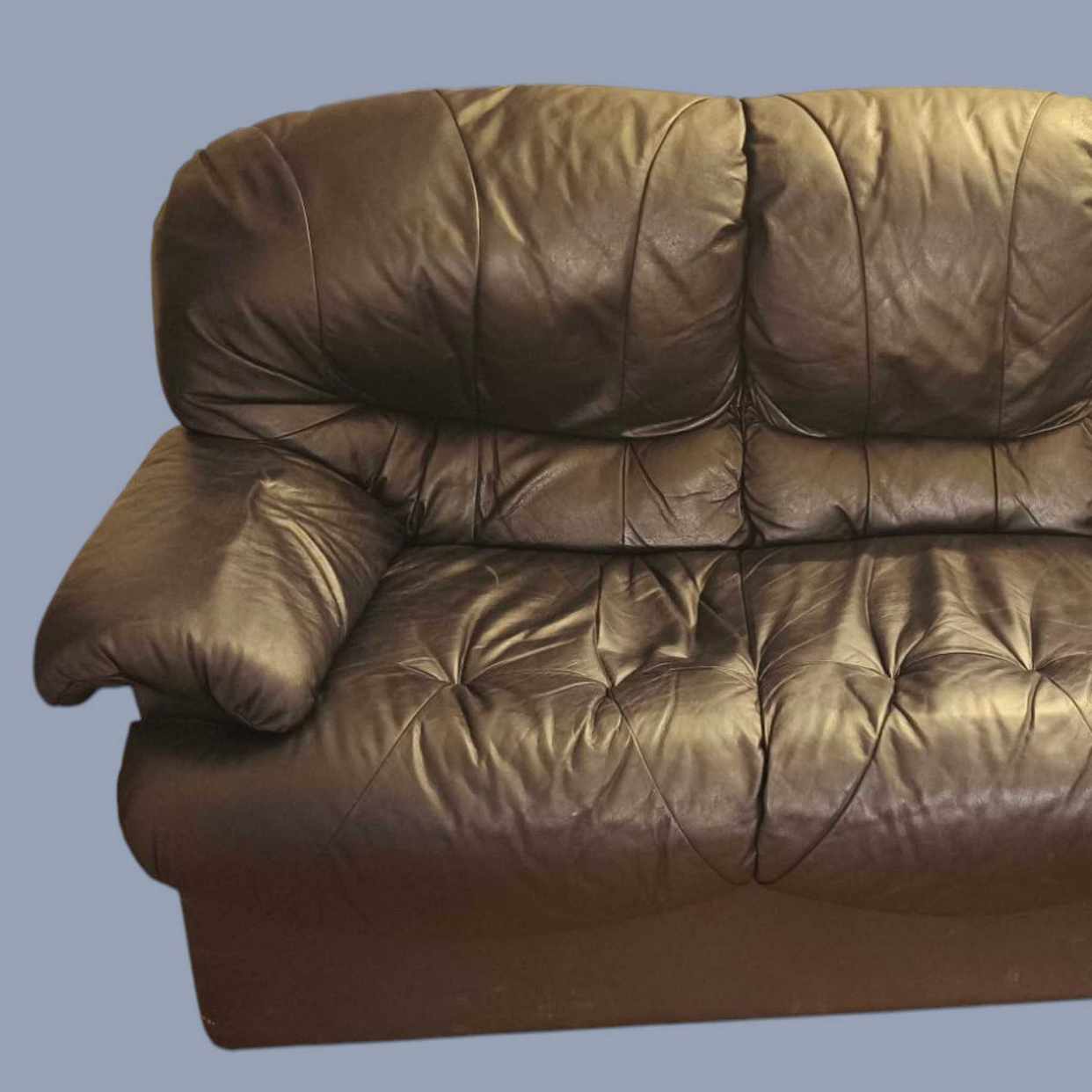 image of skinn soffa i gott skick - Järfälla