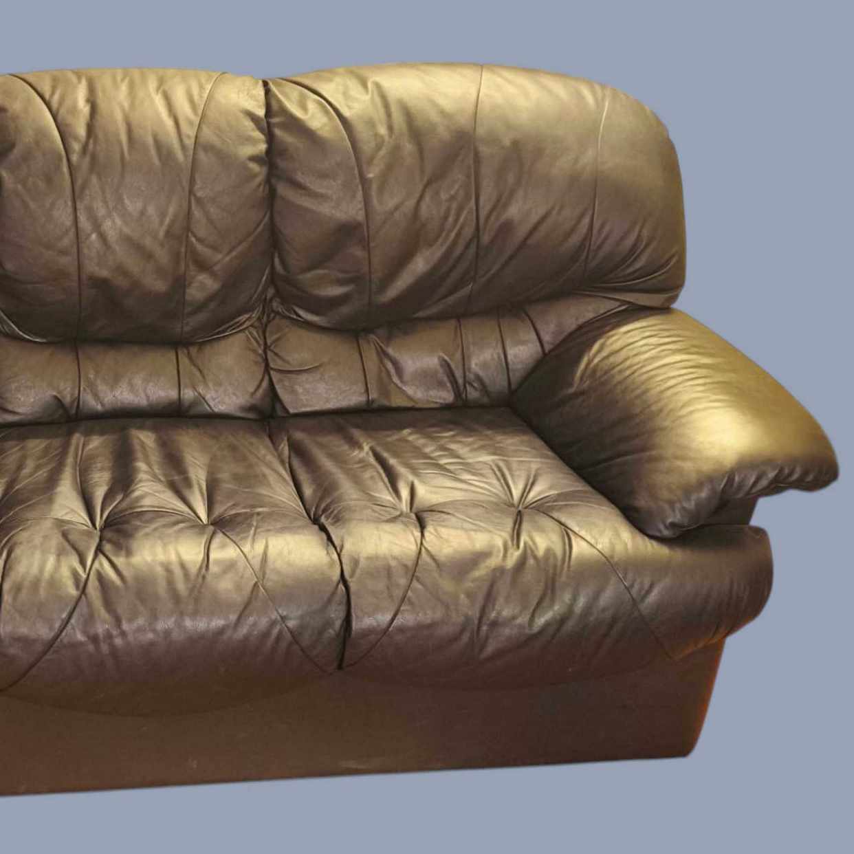 image of skinn soffa i gott skick - Järfälla