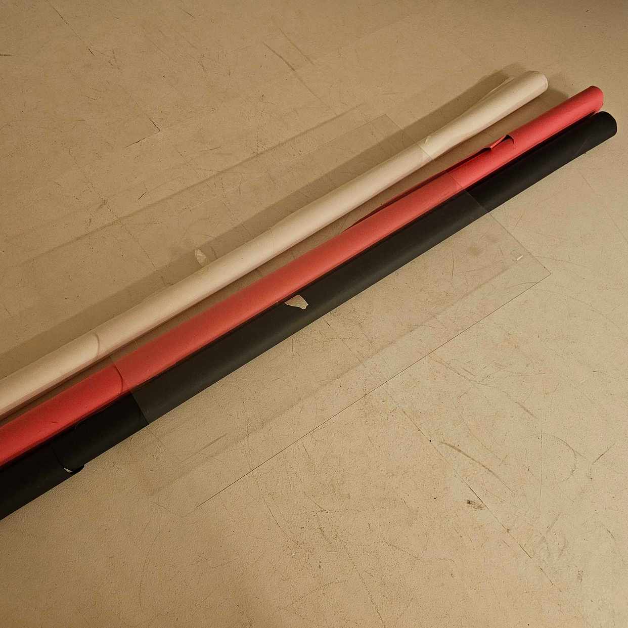 image of Paper rolls & plexiglass - Hägersten